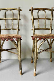 Thonet Faux Bamboo Chairs