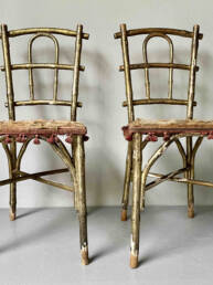 Thonet Faux Bamboo Chairs