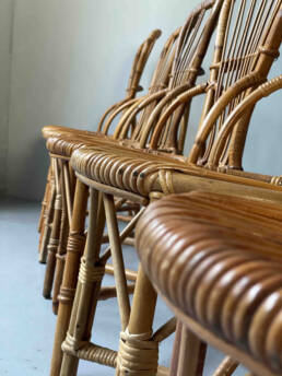 Audoux Minnet Rattan Chairs