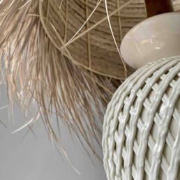 Ceramic Weave Lamp