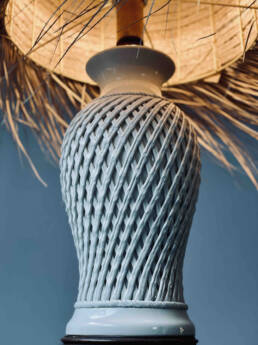 Ceramic Weave Lamp